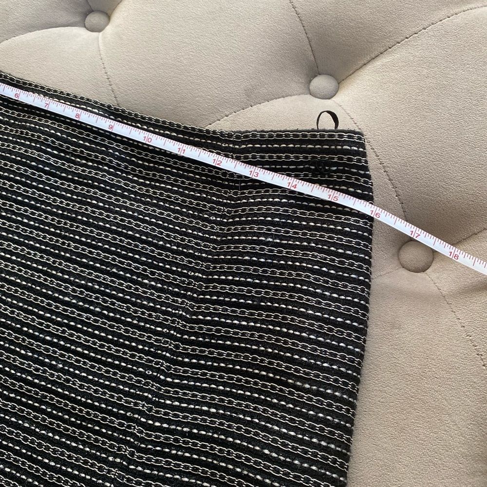 🚫SOLD🚫CHANEL Striped and Polka-Dot Knee-Length Trapezoid Skirt Size 40 - Picture 3 of 7